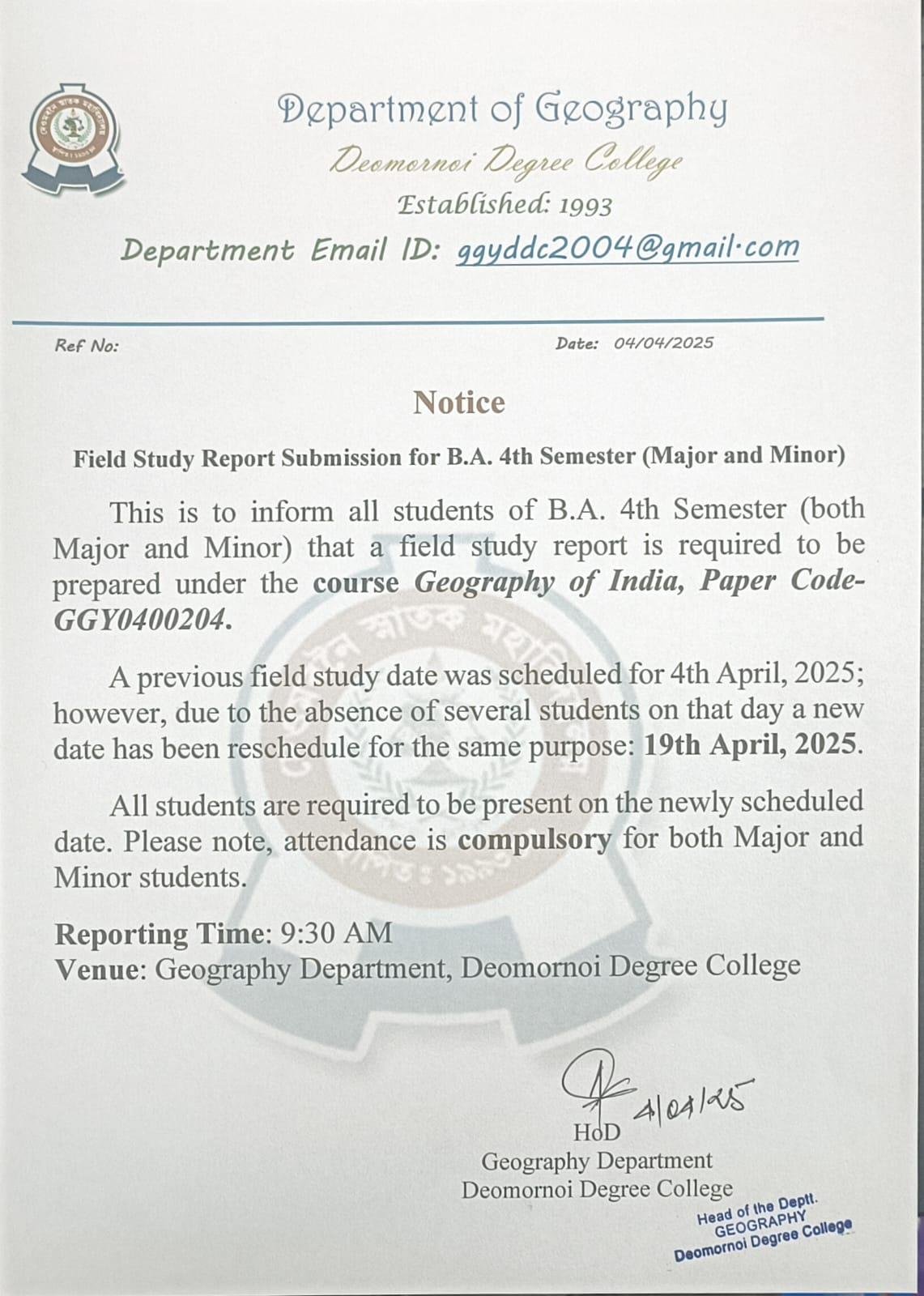 Notice